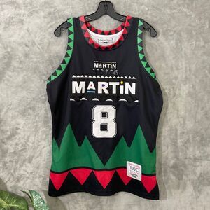Headgear Classics Martin men’s L “I’m The Man” Tribal Basketball Jersey TLC ***